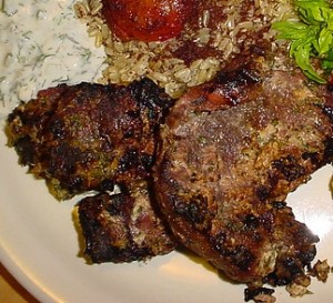 Lamb kabab marinated in yogurt